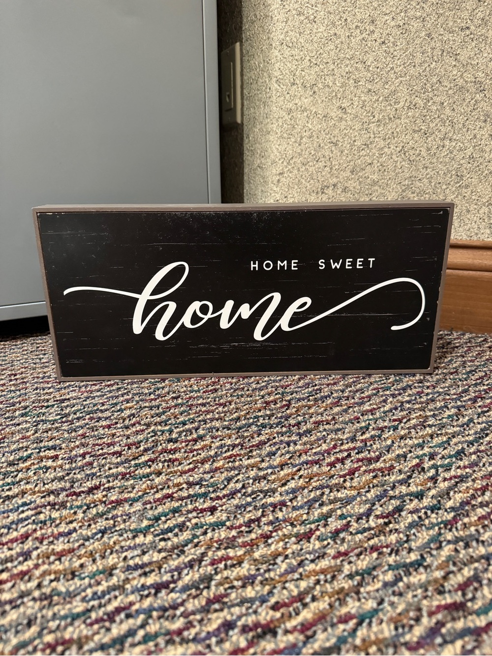 Reversible Home Sweet Home Script Wooden Wall Sign - Hot Cocoa Served Daily